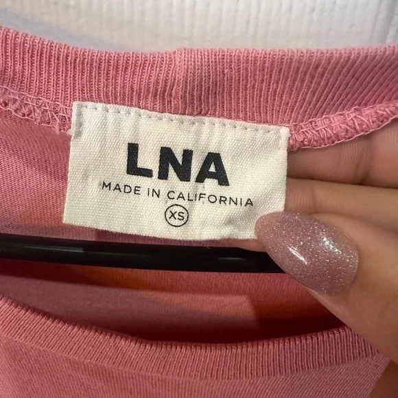 LNA ‘Alek’ Pink Cutout Short Sleeve Dress Size XS - Picture 6 of 6